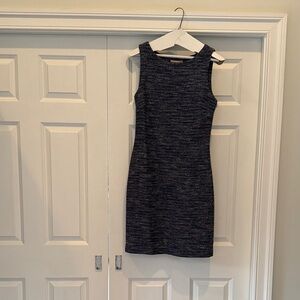 Navy Tweed Banana Republic Dress